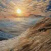 Sample decorative paintings by famous Suzhou embroidery artists